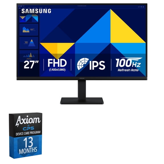 Samsung 27" S3 (S30GD) IPS LED Computer Monitor - LS27D300GANXZA + 13-Month Axiom Care