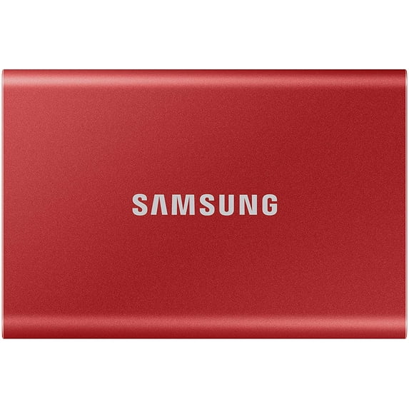 Samsung 2TB Portable SSD T7 USB 3.2, Red