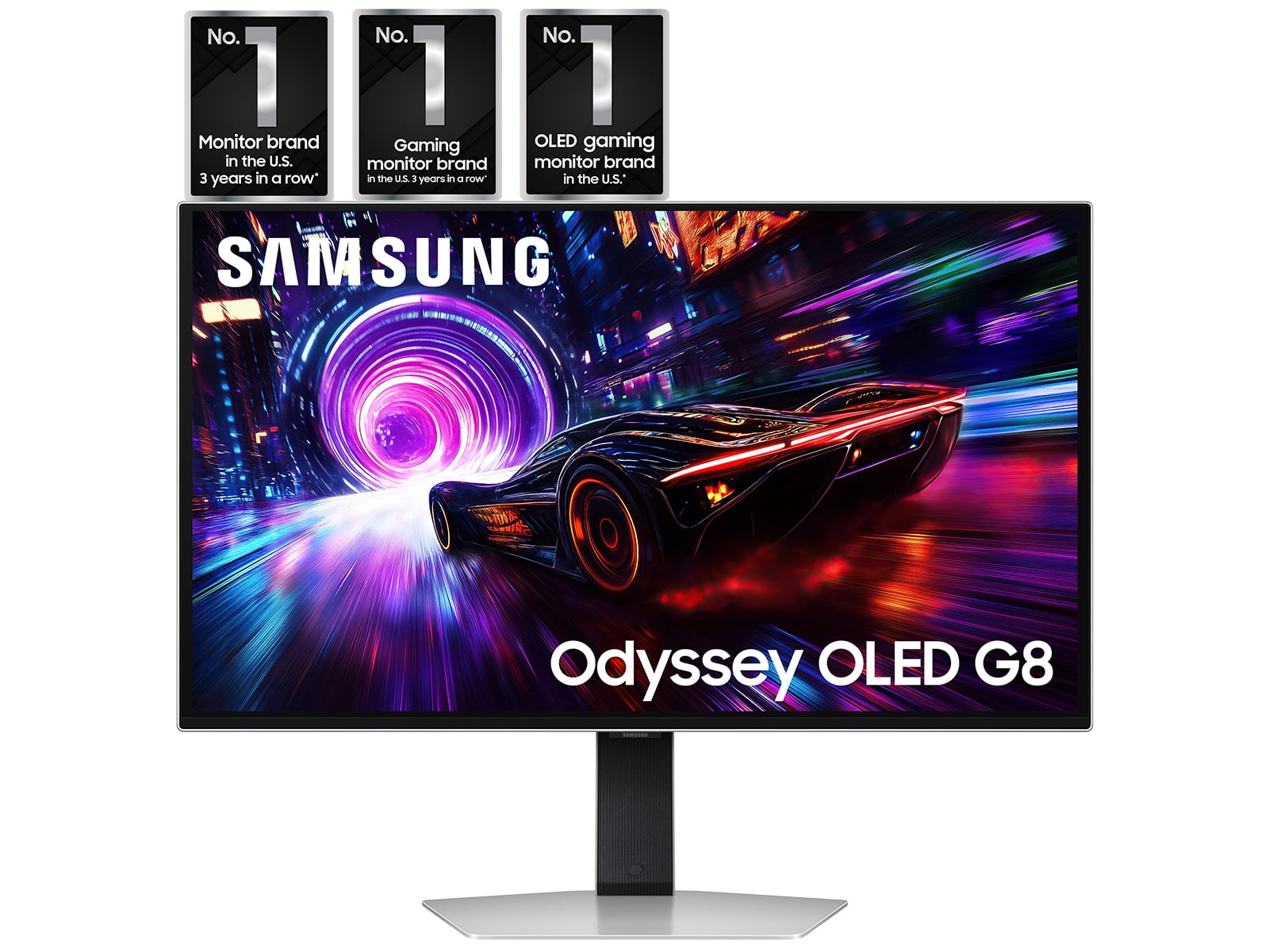 Samsung 32" Odyssey QD-OLED G8 G81SF 4K 240Hz Gaming Monitor - LS32FG810SNXZA