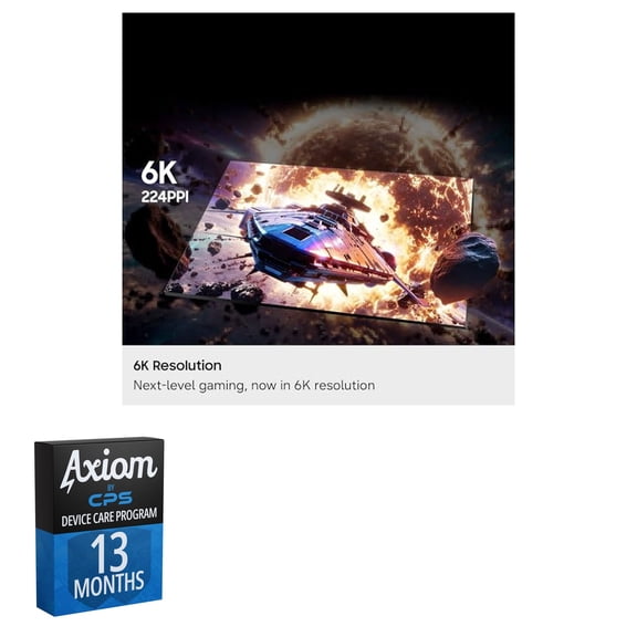 Samsung 32-in Computer Monitor - 6K, IPS, 165Hz + 13-Month Axiom Care