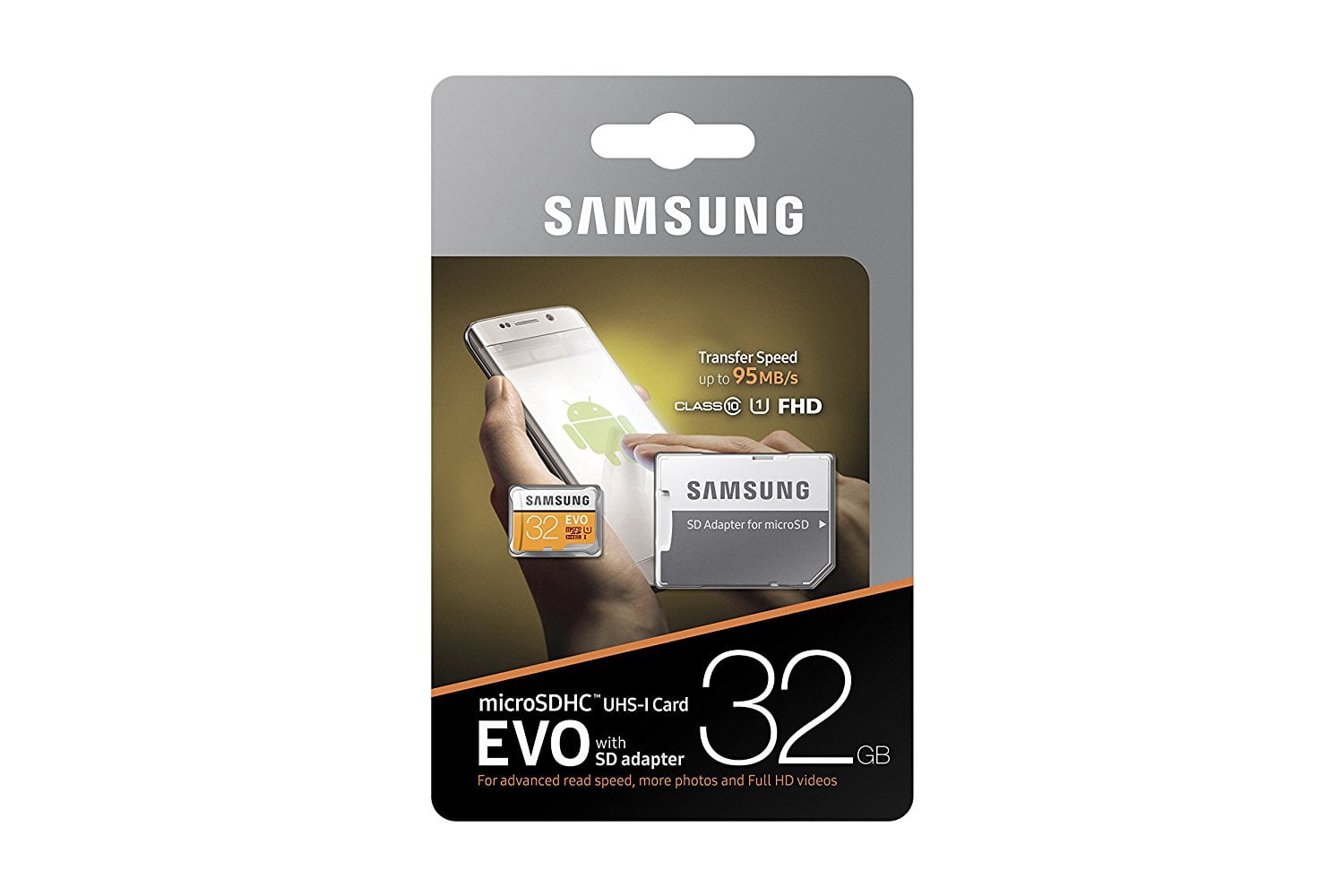 Samsung 32GB MicroSD EVO U1 Memory Card with Adapter
