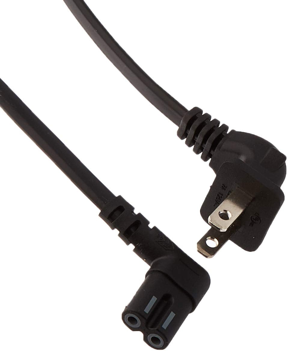 Samsung 3903000853 Right Angle 2Prong TV Power Cord, 5FT Length