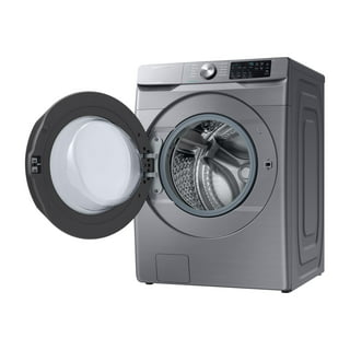 Samsung 4.5 Cu. Ft. Large Capacity Smart Dial Front Load Washer in Brushed  Black