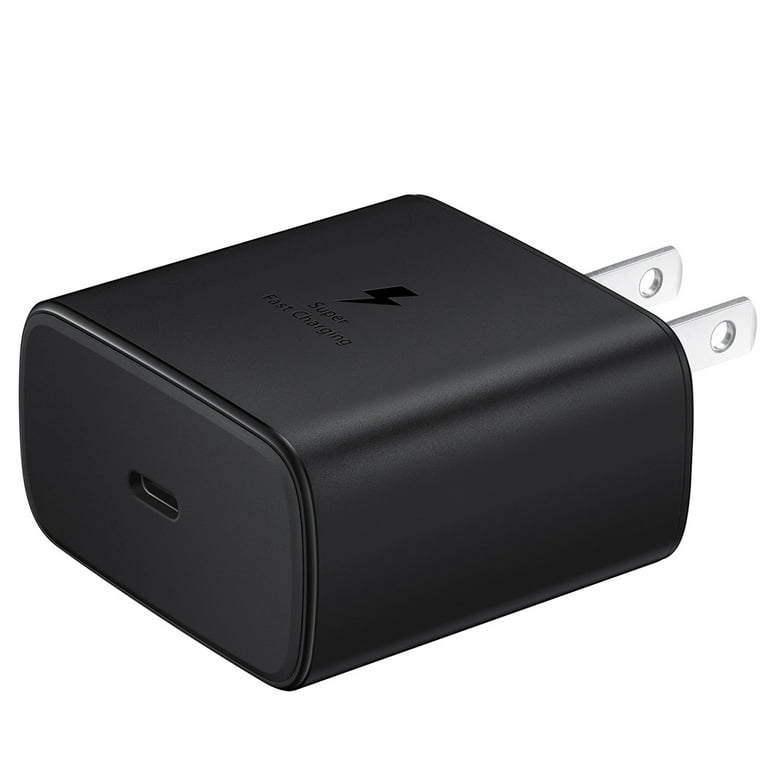  Samsung Official 45W USB-C Super Fast Charging Wall Charger  (Black) : Cell Phones & Accessories