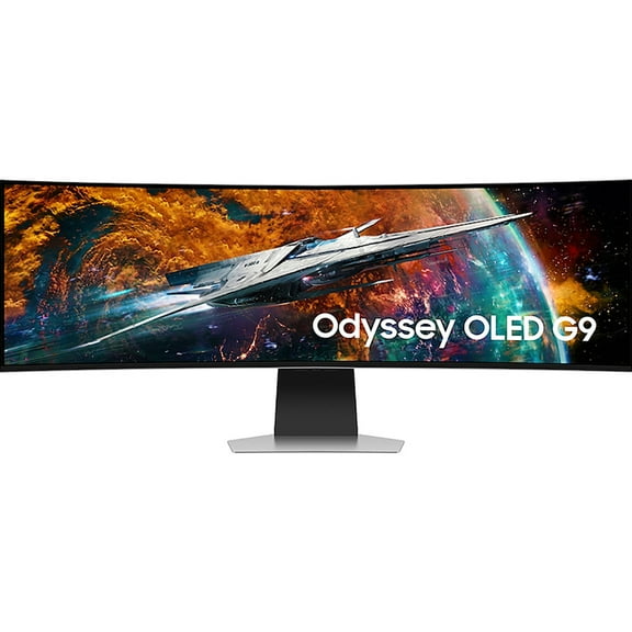 (Open Box) Samsung 49" Odyssey OLED G9 (G95SC) Series Curved Smart Gaming Monitor, 240Hz, 0.03ms, Dual QHD (1 Count)