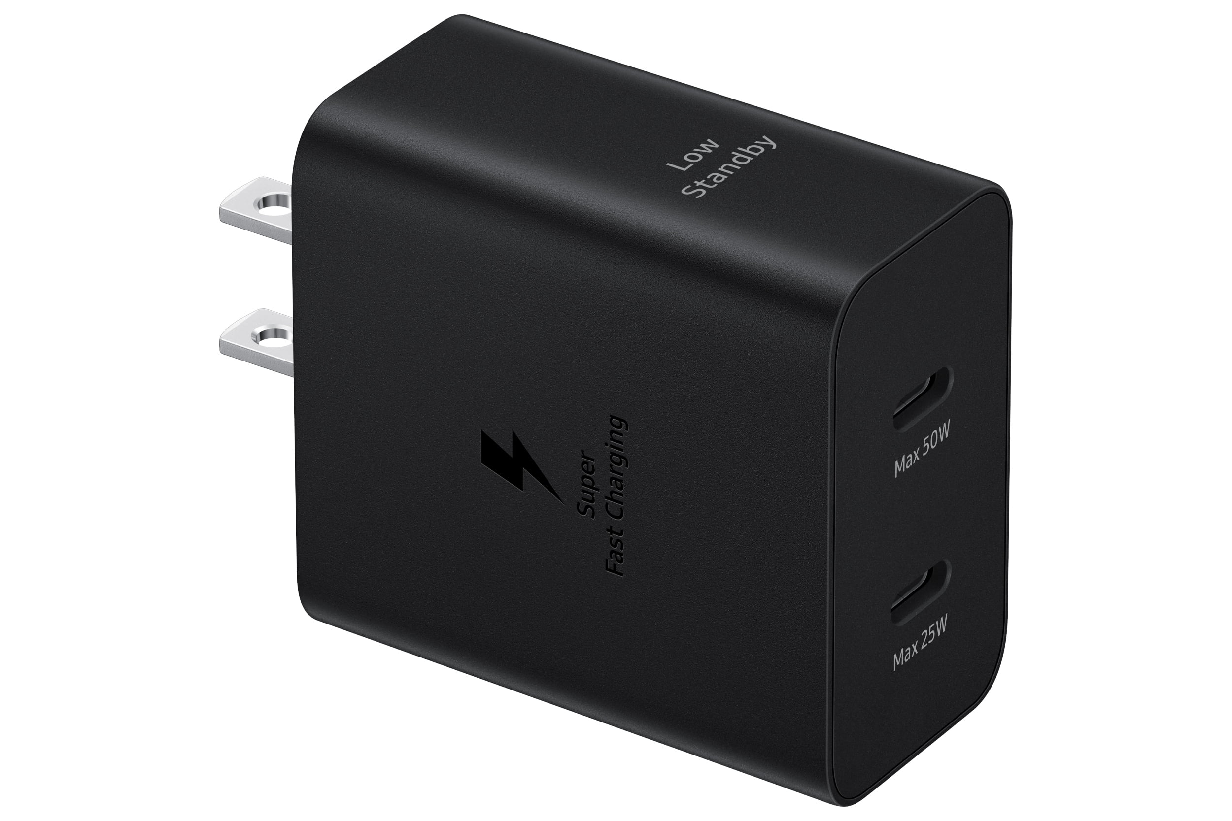 Samsung 50W Duo Power Adapter, Black (Cable not included)