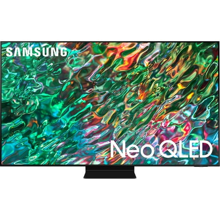 Open Box Samsung 55-Inch Class Neo QLED Smart TV 4K Mini LED Quantum HDR (QN55QN90BDFXZA, 2022) -