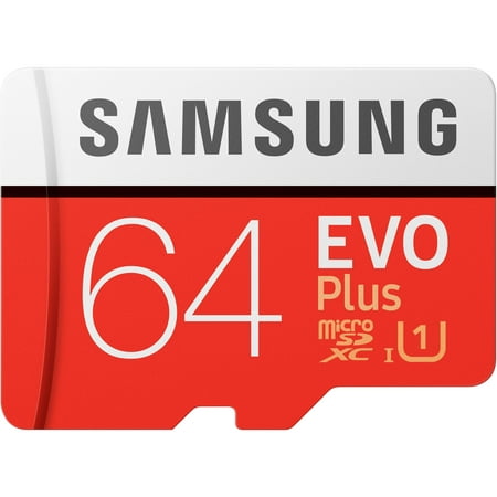 Samsung - EVO Plus 64GB microSDXC UHS-I Memory Card
