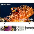 thumbnail image 1 of Samsung 65 Inch DU8000 Crystal UHD LED 4K Smart TV Bundle with Premiere Movie Streaming Package & TV Setup Bundle with Wall Mount + Surge Adapter + HDMI Cable & More (2024 Model), 1 of 10