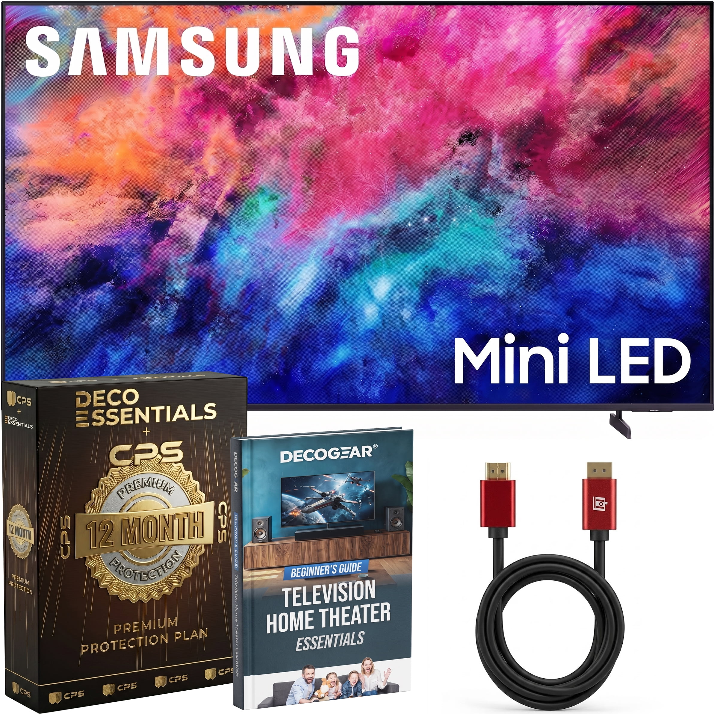 Samsung 65-Inch Mini LED 4K HDR Smart TV with AI Vision Companion, Pure ...