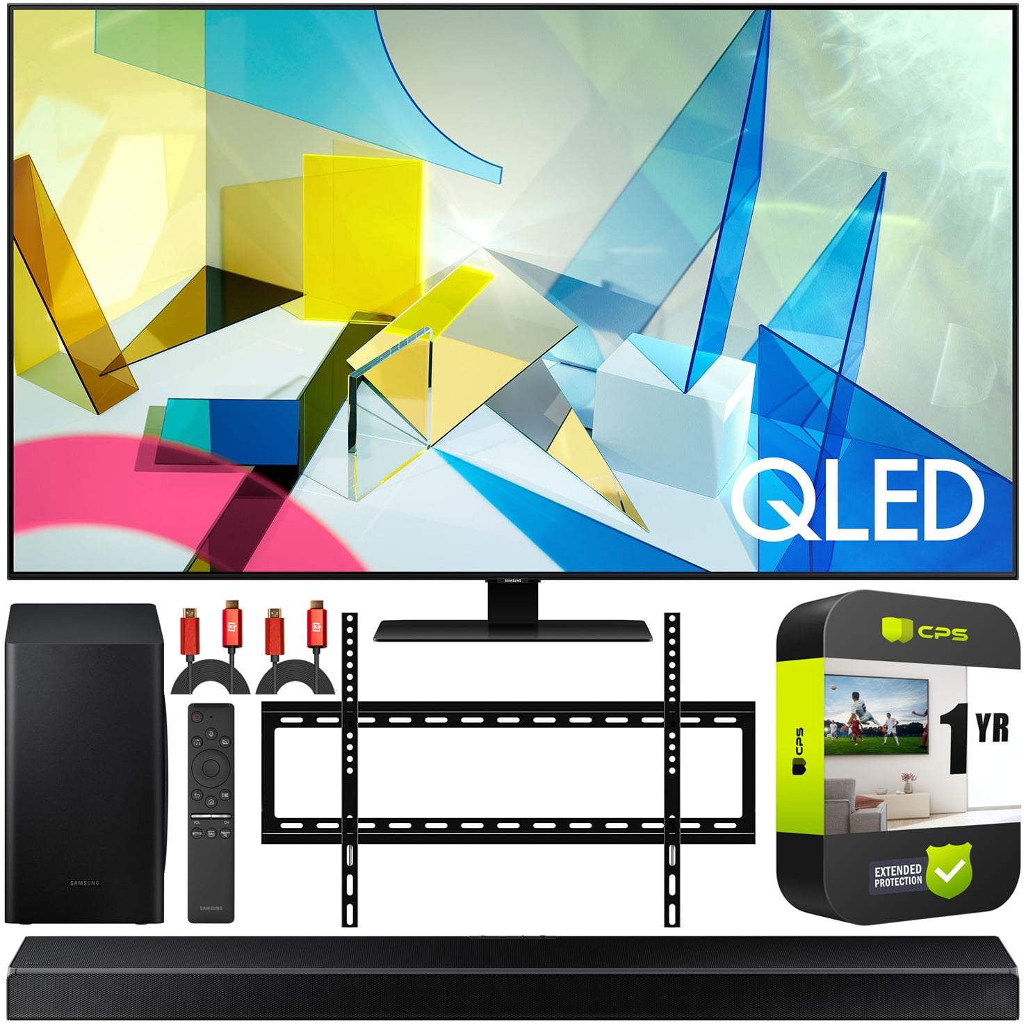 Samsung 65" QN65Q80TA Q80T QLED 4K UHD HDR Smart TV 2020 Home Theater