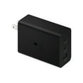 thumbnail image 1 of Samsung 65W Trio PoweS22 Adapter - W/O Cable, Black - EP-T6530NBEWMT, 1 of 3
