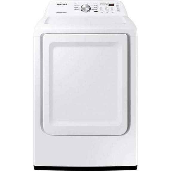 Samsung 72 cu ft White Gas Dryer
