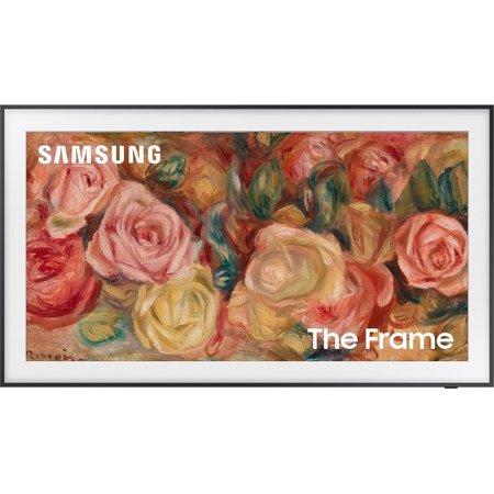 Samsung 75-Inch Class QLED 4K LS03D The Frame Series Quantum HDR Smart TV with Dolby Atmos, Art Mode, Anti-Reflection, Customizable Frame, Slim Fit Wall Mount (QN75LS03D, 2024) -
