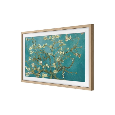 Samsung 75" The Frame Customizable Bezel (2021, Modern Teak)