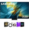 thumbnail image 1 of Samsung 83" Class OLED 4K S95F Vision AI Smart TV (2025) – Dolby Vision – HDR10+ – 144Hz – Wi-Fi 6E – Voice Remote – HDMI Cable + 24 Month CPS Warranty + Streaming Bundle, 1 of 5