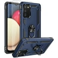 thumbnail image 1 of for Samsung A02s Case, Galaxy A02s Case with HD Screen Protector, Military-Grade Ring Kickstand Holder Car Mount 15ft Drop Tested Shockproof Cover Phone Case for Galaxy A02s, Blue, 1 of 7