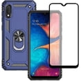 thumbnail image 1 of Samsung A10E Phone Case, Galaxy A10E Phone Case with Screen Protector, Military Grade Protective Cases with Ring for Samsung Galaxy A10E (Blue), 1 of 14