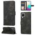 thumbnail image 1 of Samsung A12 Wallet Case, Shockproof PU Leather Kickstand Wallet Card RFID Blocking Magnetic Folio Holder with Strap, Book Style Anti-Scratch Phone Case For Samsung Galaxy A12, Black, 1 of 10