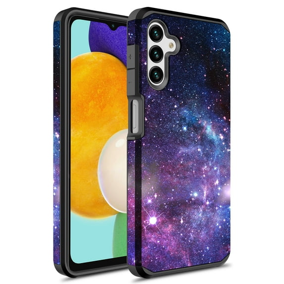 Samsung A13 5G Case, Rosebono Slim Hybrid Shockproof Hard Cover Graphic Fashion Colorful Skin Cover Armor Case for Samsung A13 5G (Stardust)