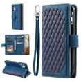 thumbnail image 1 of for Samsung A13 Wallet Cover 4G, Magnetic Premium Crossbody Wallet Case, Adjustable Detachable Lanyard Neck Strap with Kickstand Card Holder Protective Cover For Samsung Galaxy A13 4G, Blue, 1 of 11