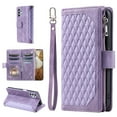 thumbnail image 1 of for Samsung A13 Wallet Cover 4G, Magnetic Premium Crossbody Wallet Case, Adjustable Detachable Lanyard Neck Strap with Kickstand Card Holder Protective Cover For Samsung Galaxy A13 4G, Purple, 1 of 11
