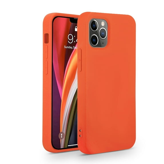 Samsung A31 Phone Case, New Slim Impact Resistant TPS Simple Protective Phone Case Orange Pink