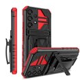 thumbnail image 1 of For Samsung A32 5G Case with Belt Clip Holster, Heavy Duty Military Grade Drop Protective, 360° Rotating Kickstand Shockproof TPU Shell Durable Rugged Cover For Samsung Galaxy A32 5G, Red, 1 of 15