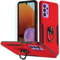 thumbnail image 1 of Samsung A33 5G, Galaxy A33 5G case,  [Military Grade] with HD Screen Protector Magnetic Ring Kickstand Car Mount Protection Armor Phone Case Cover for Samsung Galaxy A33 5G (KTZ Red_Black), 1 of 16
