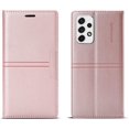 thumbnail image 1 of for Samsung A33 5G Wallet Case, Magnetic PU Leather Flip Folio Wallet Case with Card Holders Kickstand [Shockproof TPU Inner Shell] Slim Protective Phone Cover for Samsung Galaxy A33 5G (Pink), 1 of 14