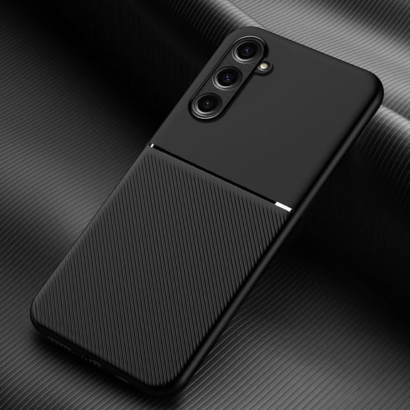 for Samsung A37 Case, Galaxy A37 Cover, PU Leather Anti-Scratch Shockproof Soft TPU Rubber Magnetic Luxury Hybrid Business Back Case for Samsung Galaxy A37 Phone, Black