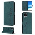 thumbnail image 1 of For Samsung A42 Case 5G Wallet Cover, PU Leather Kickstand Credit Card Pocket Slots Wrist Strap Magnetic Folio Heart Patterned Embossed Flip Cover for Samsung Galaxy A42 5G, Green, 1 of 11