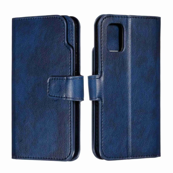 Samsung A51 4G Case, Wallet Case A51 4G, Galaxy A51 4G PU leahter Case, Dteck PU Leather Magnet Stand Wallet Credit Card Holder Flip Case 9 Card Slots Cover For Samsung A51 4G, blue