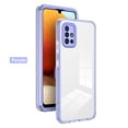 thumbnail image 1 of for Samsung A51 4G Luxury case, Hybrid Soft Silicone Bumper & Crystal Clear Hard PC Back,3 in 1 Military Drop Protection Transparent, Camera Lens Protection Case for Samsung Galaxy A51 4G,Purple, 1 of 7