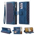 thumbnail image 1 of for Samsung A72 Wallet Cover, Magnetic Premium Crossbody Wallet Case, Adjustable Detachable Lanyard Neck Strap with Kickstand Card Holder Protective Cover For Samsung Galaxy A72 5G/4G,Blue, 1 of 12