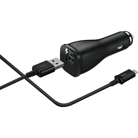 Samsung Adaptive Fast Charging Vehicle Car Charger - For S7/S6/Note 4/5/Edge (US
