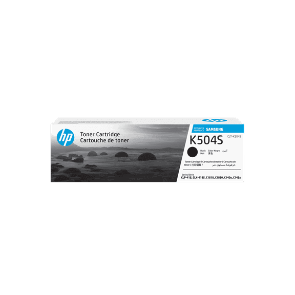 Samsung CLT-K504S Black Toner Cartridge, SU162A