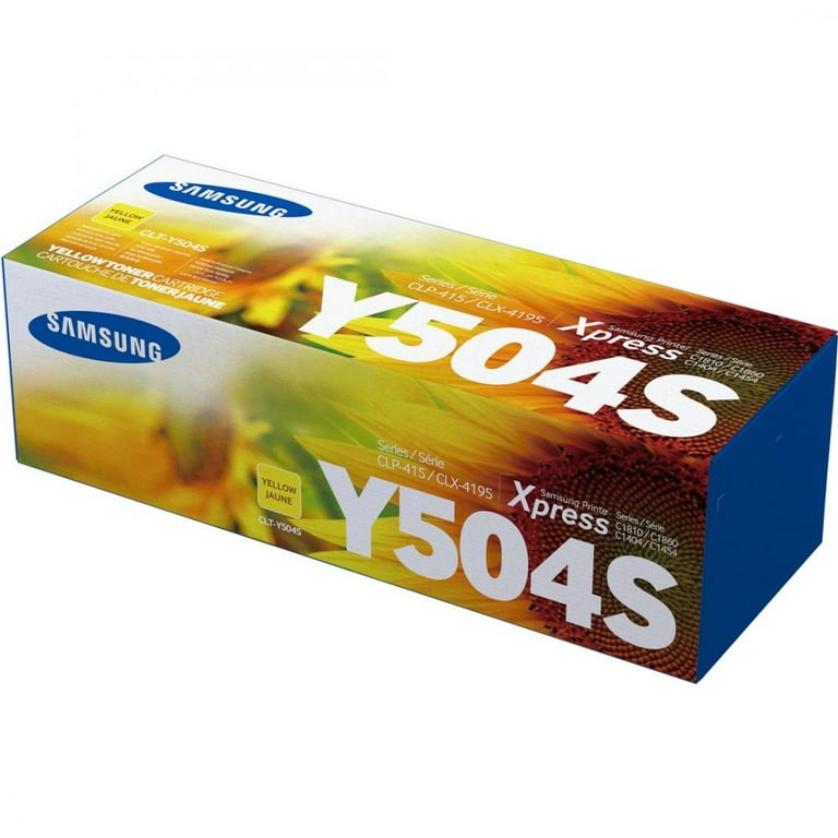 SU506A (CLT-Y504S) Toner, 1,800 Page-Yield, Yellow SU506A (CLT-Y504S) Toner, 1,800 Page-Yield, Yellow