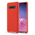 thumbnail image 1 of Samsung CSSAMS10L-SPM-RD Galaxy S10 Plus Simplemade Liquid Silicone Back Cover Case - Red, 1 of 8