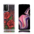 thumbnail image 1 of Samsung CSSAMS20-WATF-RRO 6.2 in. Waterfall Liquid Sparkling Quicksand TPU Case for Samsung Galaxy S20 - Red Roses, 1 of 12