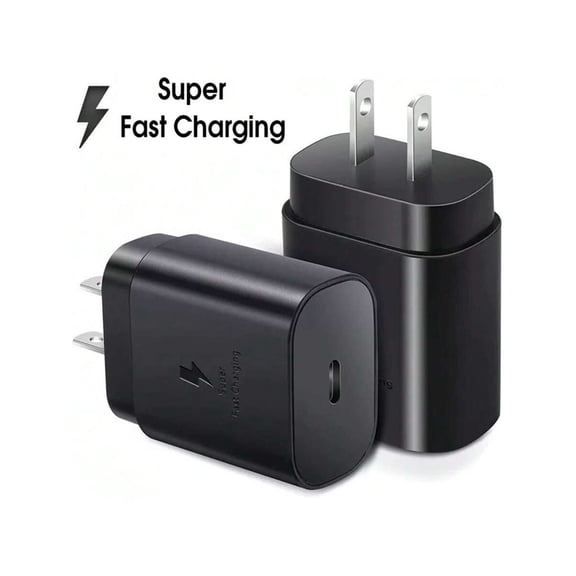 Samsung Charging Block, 25W PD Super Fast Charging Block USB C Wall Plug Adapter for Galaxy S25 Ultra S24 S23 S22, iPhone 17 16 15, Type C Box