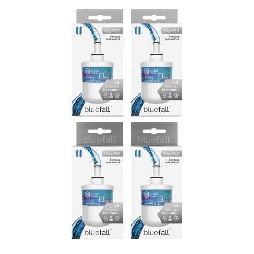 Samsung DA29-00003G Refrigerator Water Filter. Compatible Replacement Refrigerator Water Filter for Samsung DA29-00003G by Bluefall - VALUE PACK 4
