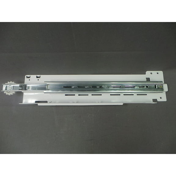 Samsung DA97-11292A Refrigerator Crisper Drawer Slide Rail Genuine Original Equipment Manufacturer (OEM) Part White