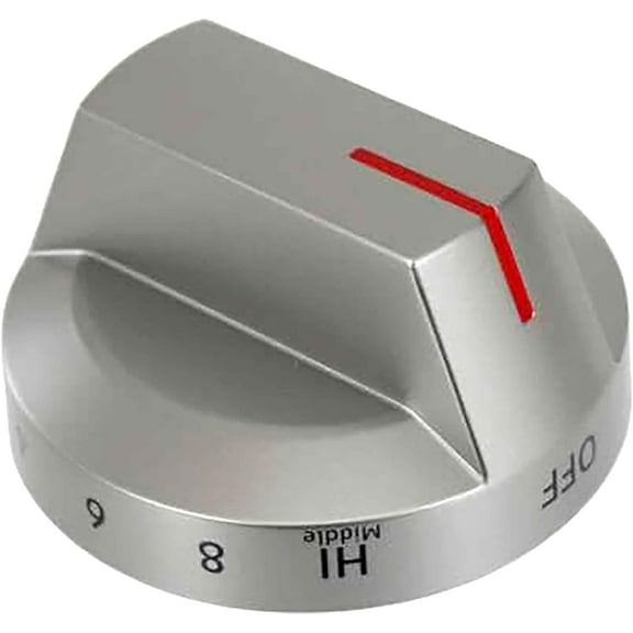 Samsung DG94-03500W Range, Silver Control Knob, Dual Burner