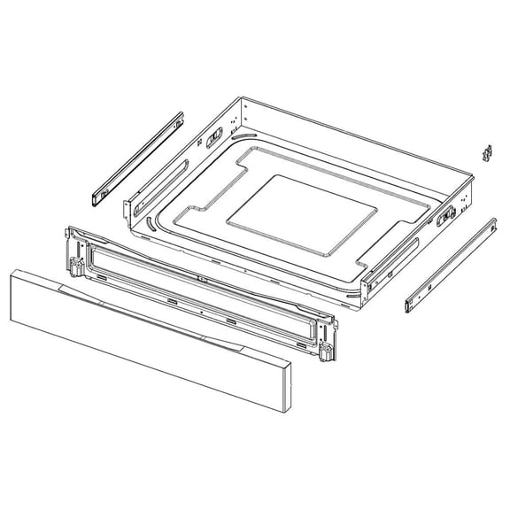 Samsung DG94-04105A Range Storage Drawer Assembly - OEM Part
