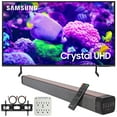 thumbnail image 1 of Samsung DU7200 65 Inch Crystal 4K UHD Smart TV (2024) Bundle with Premium Deco Gear 60W 2.0 CH Soundbar + Deco Mount 37"-100" TV Wall Mount Bracket with Cleaning Kit + 6-Outlet Surge Adapter, 1 of 11