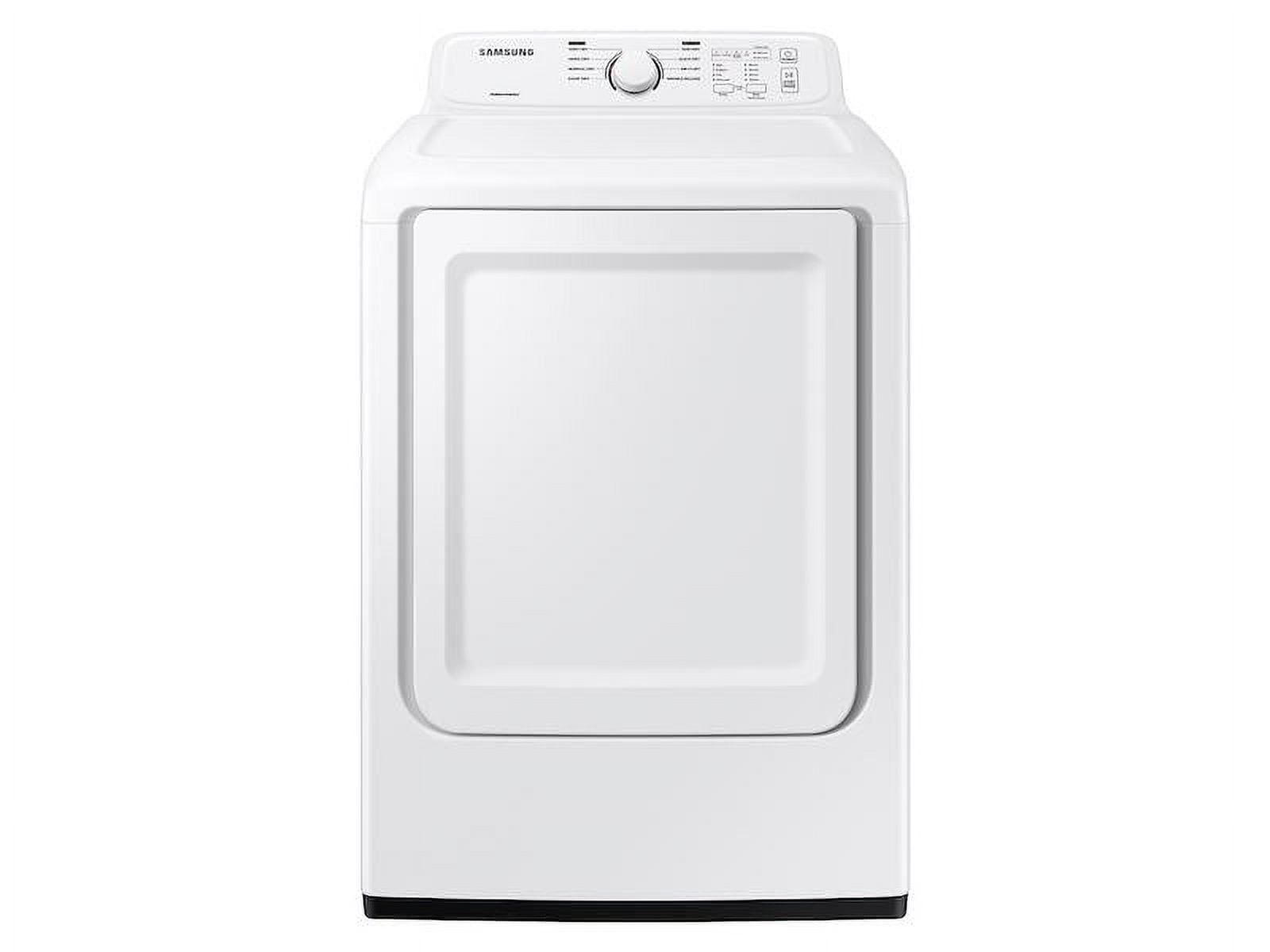 7.2 cu. ft. White Electric Dryer with Sensor Dry and Moisture Sensing
