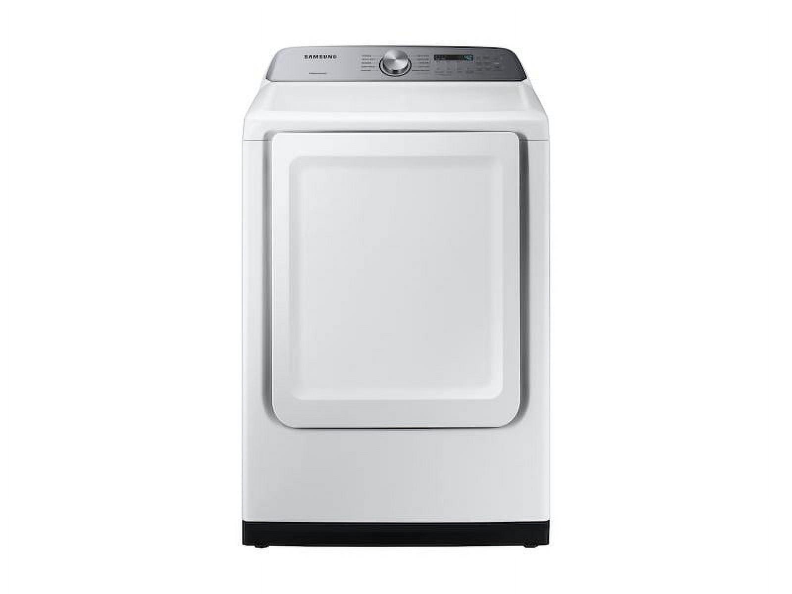 Samsung DVE50R5200W 7.4 Cu. Ft. White Electric Dryer with Sensor Dry