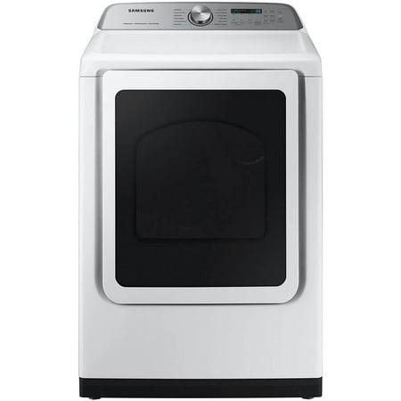 Samsung - 7.4 Cu. Ft. Smart Gas Dryer with Steam Sanitize+ - White