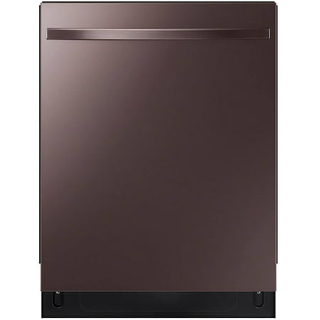 Samsung - StormWash 24" Top Control Built-In Dishwasher with AutoRelease Dry, 3rd Rack, 48 dBA - Tuscan Stainless Steel